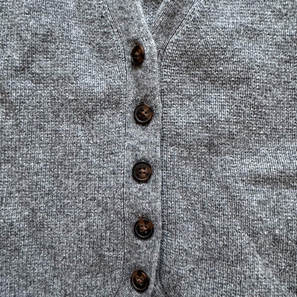 Madewell Gray Women's Sweater Vest - Picture 3 of 5